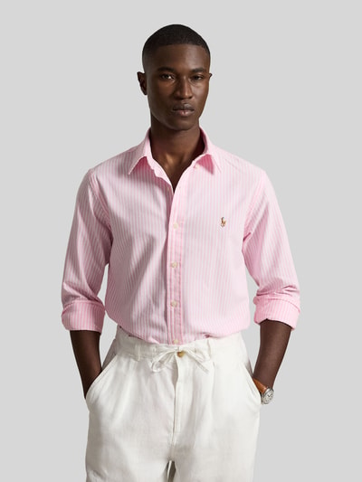 Polo Ralph Lauren Regular Fit Freizeithemd aus reiner Baumwolle Rosa 4
