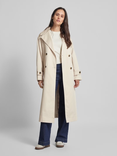 Mango Trenchcoat mit Bindegürtel Modell 'ANGELA' Offwhite 1