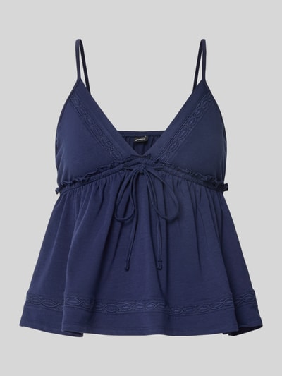 Gina Tricot Trägertop mit V-Ausschnitt Marine 2
