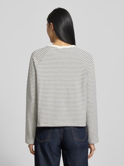 Jake*s Casual Longsleeve mit Rundhalsausschnitt Dunkelblau 5