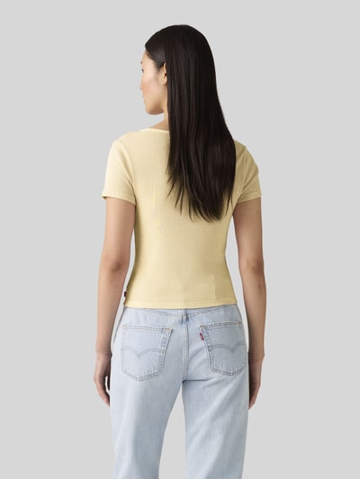 Levi's® Slim Fit T-Shirt Pastellgelb 5