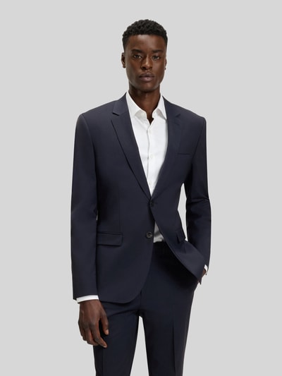 HUGO Slim fit colbert van wolmix, model 'ARTI' Marineblauw - 4