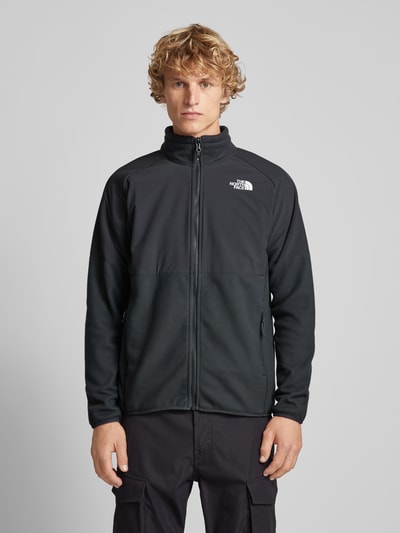 The North Face Sweatjack met labelstitching, model 'GLACIER' Donkergrijs - 4