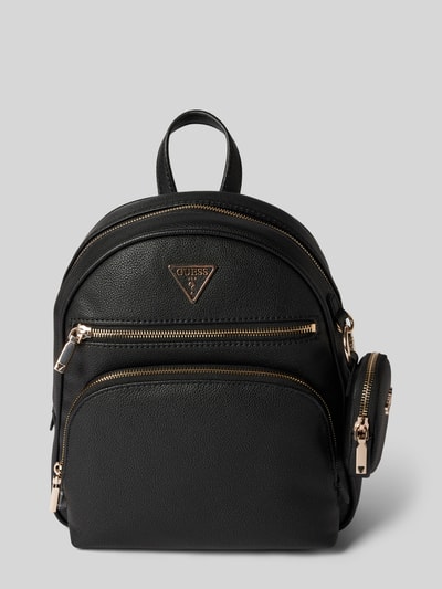 Guess Rucksack mit Label-Applikation Modell 'POWER PLAY' Black 2