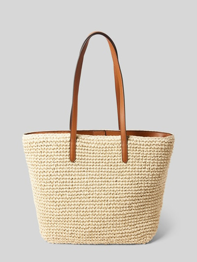 Lauren Ralph Lauren Handtasche mit Label-Applikation Modell 'WHITNEY' Sand 4