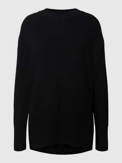 Marc O'Polo Oversized Strickpullover mit Rundhalsausschnitt Black 2