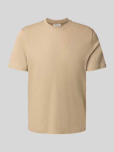Casual Friday T-shirt van puur katoen, model 'NILO' Beige - 2