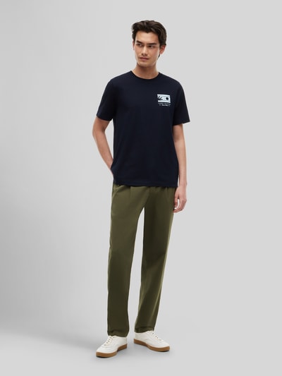 Tommy Hilfiger Regular Fit T-Shirt aus reiner Baumwolle Marine 1