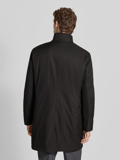 Roy Robson Płaszcz nylonowy ze stójką i wpuszczanymi kieszeniami Czarny 5