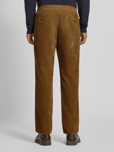 MCNEAL Regular fit corduroy broek met tunnelkoord Camel - 5