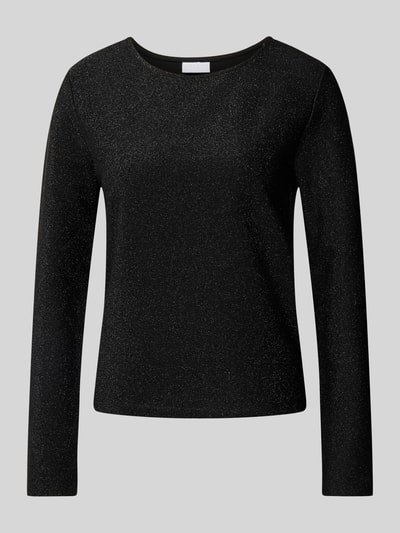 Jake*s Collection Longsleeve met ronde hals Zwart - 2