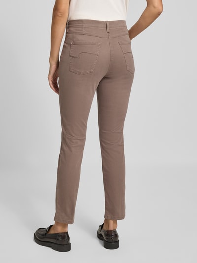 Raphaela By Brax Stoffen broek met steekzakken, model 'Laura' Taupe - 5
