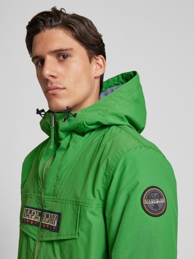 Napapijri Jacke mit Label-Patch Modell 'RAINFOREST' Gruen 3