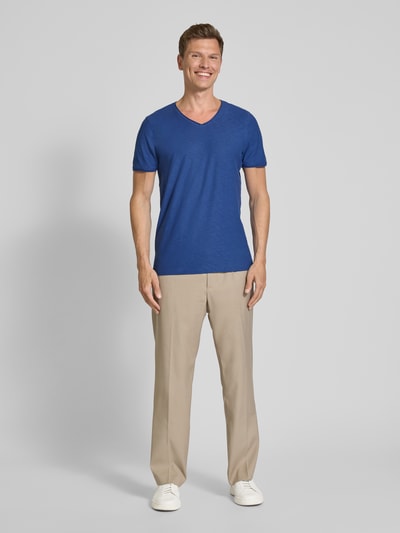 MCNEAL T-Shirt mit V-Ausschnitt Marine 1