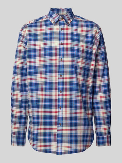 Christian Berg Men Freizeithemd mit Button-Down-Kragen Marine 2