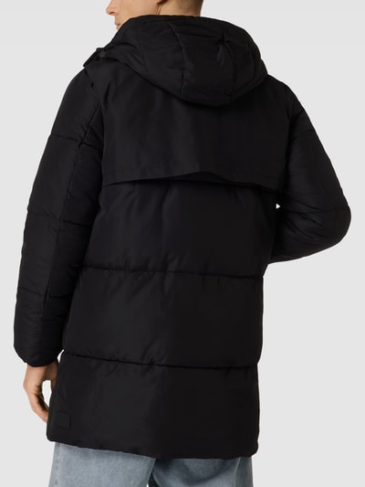 Esprit Collection Steppjacke mit Kapuze Modell 'LONG PUFFER' Black 5