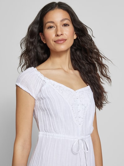 Guess Minikleid mit Square-Neck-Ausschnitt Weiss 3