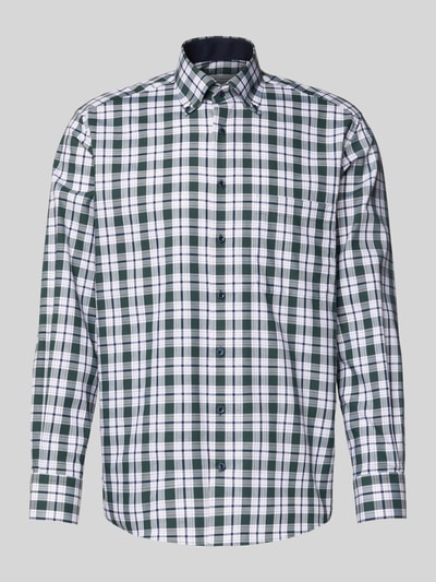 ETERNA Comfort Fit Business-Hemd mit Knopfleiste Petrol 2