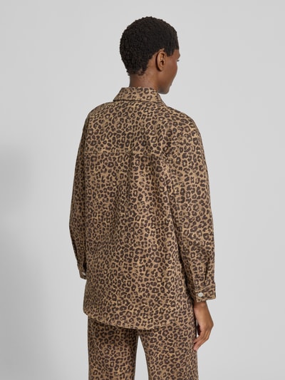 Tom Tailor Denim Kurtka jeansowa o kroju regular fit z mieszanki bawełny Średniobrązowy 5