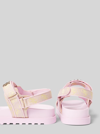 Guess Sandalen mit Klettverschluss Modell 'FADISON' Pink 2