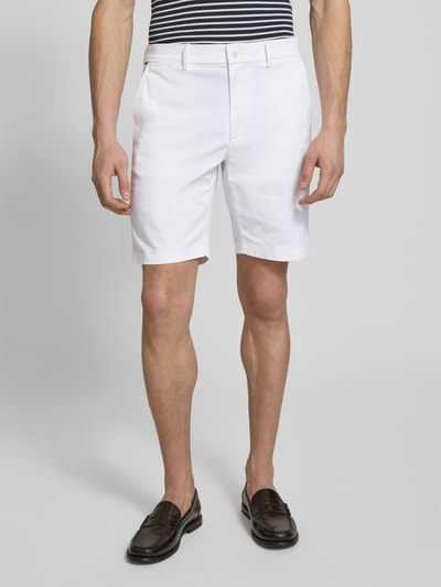 Tommy Hilfiger Regular Fit Bermudas aus Baumwoll-Mix Weiss 4