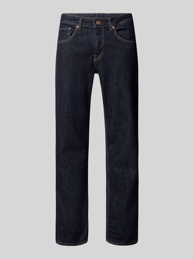 Pepe Jeans Straight fit jeans van katoenmix Donkerblauw - 2