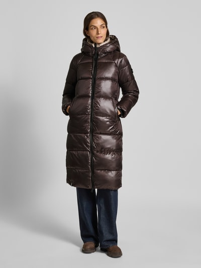 khujo Steppmantel mit Kapuze Modell 'NASHI' Aubergine 4