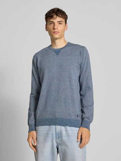 Blend Strickpullover mit Rundhalsausschnitt Modell 'Bruton' Marine 4