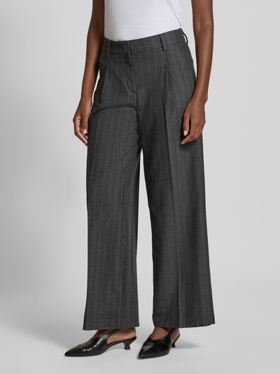 OPUS PANTS Broek met persplooien, model 'Moira Blaze' Middengrijs - 4