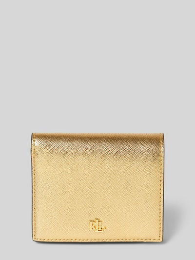 Lauren Ralph Lauren Lederportemonnaie mit Label-Applikation Gold 1