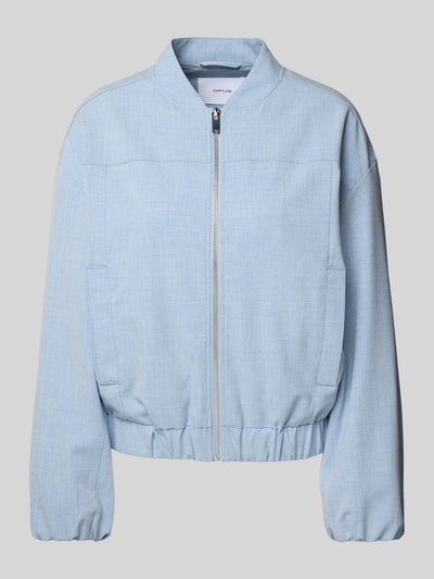 OPUS Jacke mit Stehkragen und Eingrifftaschen Modell 'Jelen' Hellblau 2