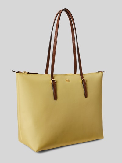 Lauren Ralph Lauren Henkeltasche mit Logo-Applikation GELB 3