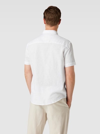 MCNEAL Koszula casualowa z bawełny z kieszenią na piersi Biały 5