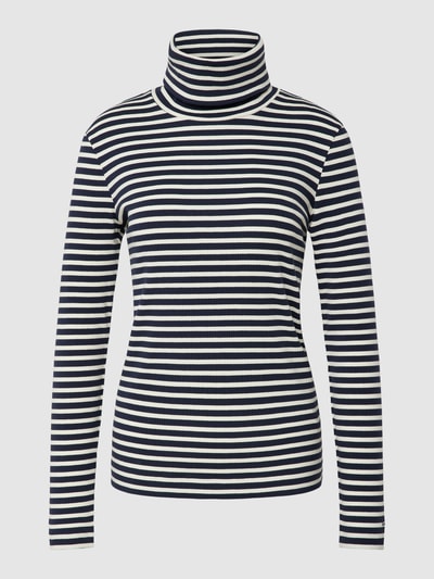 Gant Rollkragenpullover mit Streifenmuster Marine 2