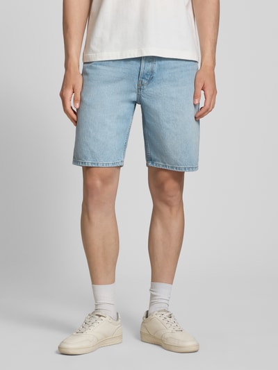 ONLY & SONS Straight Leg Jeansshorts aus reiner Baumwolle Modell 'EDGE' Hellblau 4