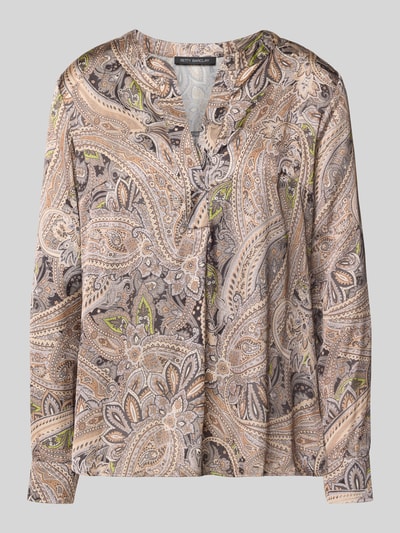 Betty Barclay Blouseshirt met V-hals Lichtgrijs - 2