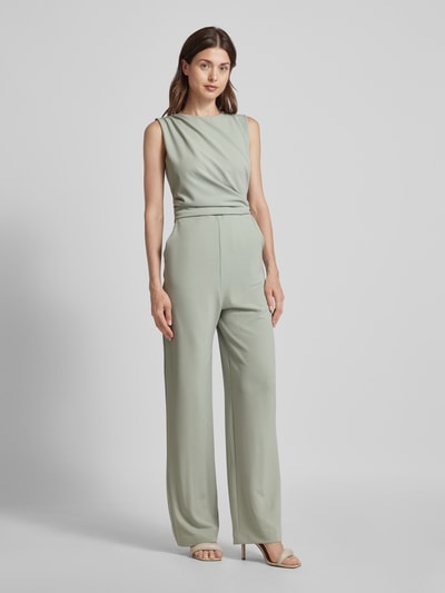 Swing Jumpsuit met plooien Rietgroen - 1