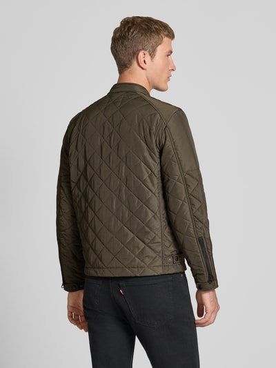 Replay Gewatteerd jack met ritszakken en labeldetail Olijfgroen - 5