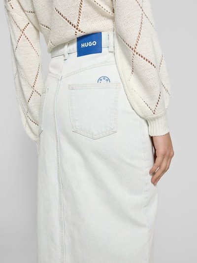 Hugo Blue Spódnica jeansowa z 5 kieszeniami model ‘Galita’ Jasnoniebieski 3