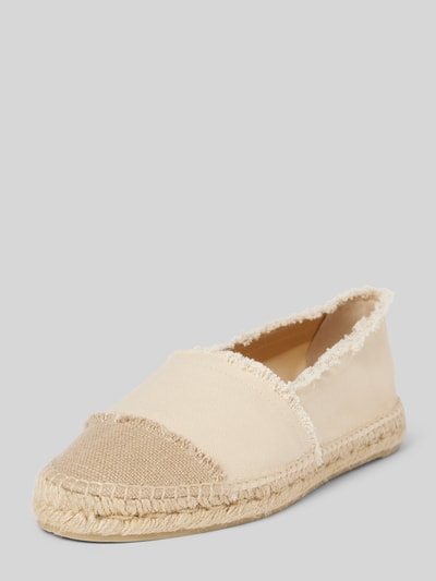 Castañer Espadrilles aus echtem Leder Modell 'KAMPALA' Offwhite 1