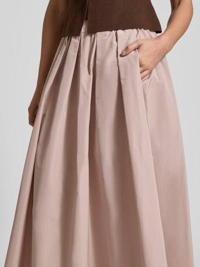 Weekend Max Mara Midi-rok Met katoen Model 'CURVATO' Oudroze - 3