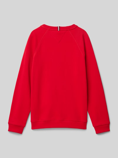 Tommy Hilfiger Teens Sweatshirt met labelstitching Rood - 3