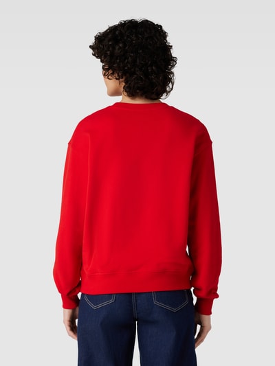 Tommy Hilfiger Sweatshirt met logostitching Rood - 5