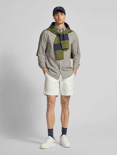 Gant Regular Fit Freizeithemd mit Button-Down-Kragen Oliv 1