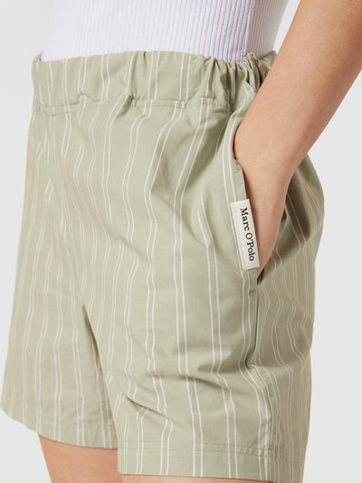 Marc O'Polo Pyjama-Hose mit Streifenmuster Oliv 3