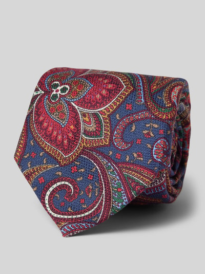 Ascot Seidenkrawatte mit Paisley-Muster Rot 1