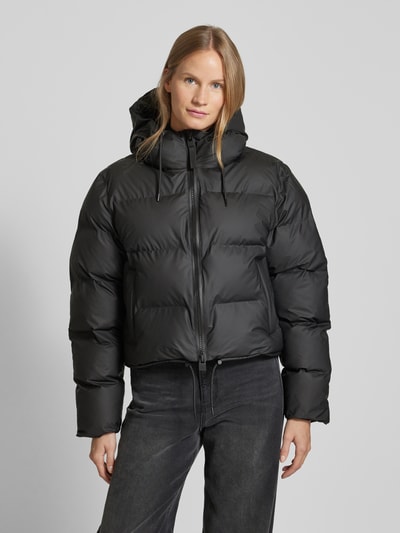 RAINS Steppjacke mit Zweiwege-Reißverschluss Modell 'Alta' Black 4