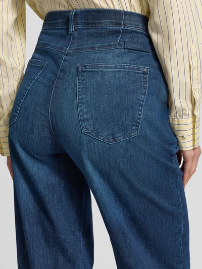 Raphaela By Brax flared fit Jeans met Steekzakken Model 'Laura' Donkerblauw - 3