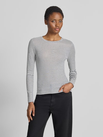 Rich & Royal Slim fit shirt met lange mouwen van katoenmix Wit - 4