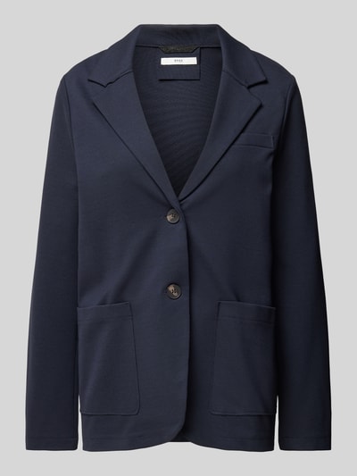 Brax Blazer met reverskraag, model 'BELLA' Marineblauw - 2